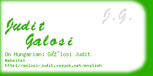 judit galosi business card